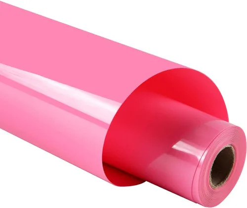 Miniatura 60 de Guangyintong Rollos de Vinilo Amarillo de Transferencia de Calor HTV, 12" x 8 pies, Superficie Brillante de Vinilo para Planchar en Camisetas, Fácil