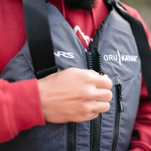 Miniatura 7 de Oru Kayak Chaleco salvavidas PFD Chaleco de seguridad para el agua, aprobado por la Guardia Costera, NRS US Coast Guard Tipo: III, Ajustable