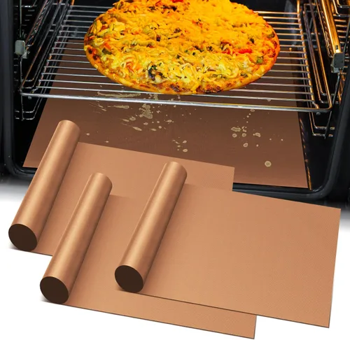 Miniatura 12 de Revestimientos para Horno para la Parte Inferior del Horno, Paquete de 2 Alfombrillas de Horno de Teflón Reutilizables Grandes Gruesas de Servicio