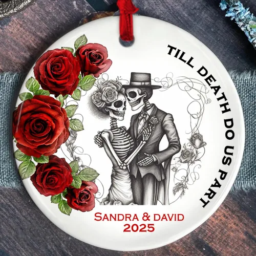 Miniatura 18 de Adorno personalizado de cerámica para parejas, adornos personalizados, regalo romántico de boda, regalo romántico para parejas, regalos de despedida