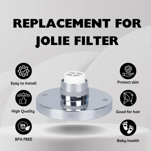 Miniatura 5 de The Jolie - Paquete de 2 filtros de ducha compatibles con el cabezal de ducha THE JOLIE, filtro de ducha KDF de 55 etapas, mejora la calidad