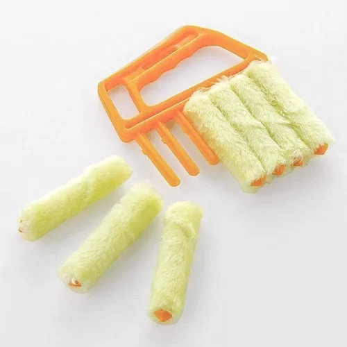 Miniatura 6 de Blind Cleaner Tool, Mini Blind Duster Clean Brush, Dust Venetian Brush, Yellow S8