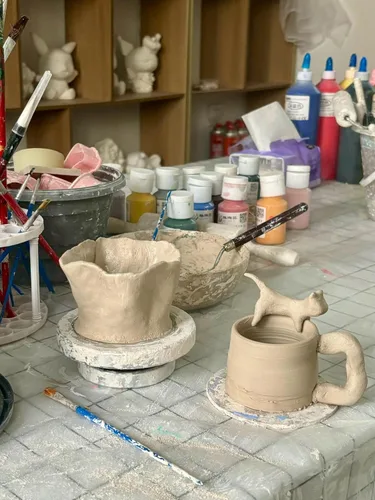 Miniatura 4 de Arcilla seca al aire natural, 2 libras. Escultores blancos, principiantes y avanzados, arcilla de cerámica multiusos, alta plasticidad, barro fino