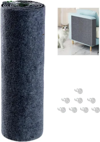 SHENGOCASE Alfombrilla autoadhesiva recortable de 78.7 x 15.8 pulgadas, repuesto para estantes de árbol de gato, escalones de muebles de pared de