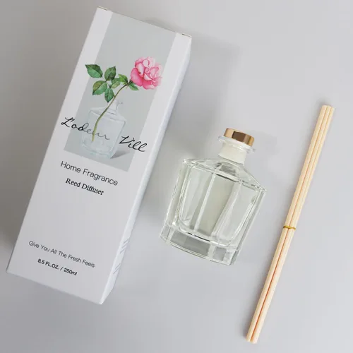 Miniatura 7 de L'odeur Vill Difusor de varillas Gardenia de 8.5 onzas, difusor de baño con 10 varillas, difusor perfumado de aceite esencial para el hogar, juego
