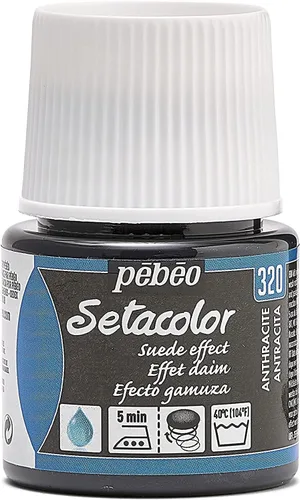 Miniatura 37 de Pebeo Setacolor - Pintura para tela (opaca, 45 ml), color dorado perla