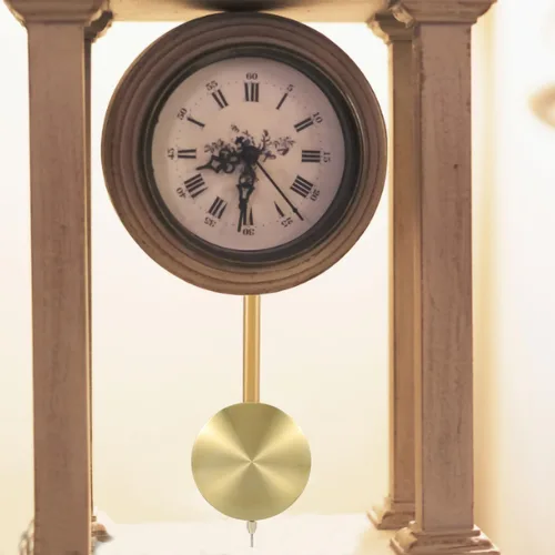 Miniatura 3 de Piezas de reloj de péndulo de repuesto de metal para relojes de pared y regulador 20.50X7.50X0.31.5 in largo reloj péndulo accesorio para reparación