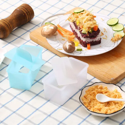 Miniatura 2 de AYCCNH Prensa antiadherente para hacer musubi, kit de fabricación de sushi sin BPA, molde para onigiri, prensa de almuerzo no tóxica, molde hawaiano