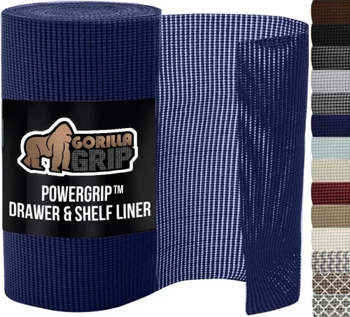 Miniatura 14 de GORILLA GRIP powerGRIP - Forro para cajones y estantes de gabinete, agarre fuerte y resistente, forros no adhesivos para proteger gabinetes