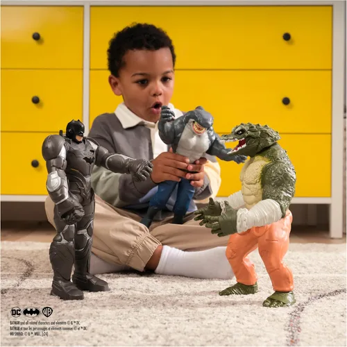 Miniatura 5 de DC Comics, Figura de acción de Batman, serie gigante Killer Croc de 12 pulgadas, juguetes coleccionables de superhéroes para niños y niñas de 3 años