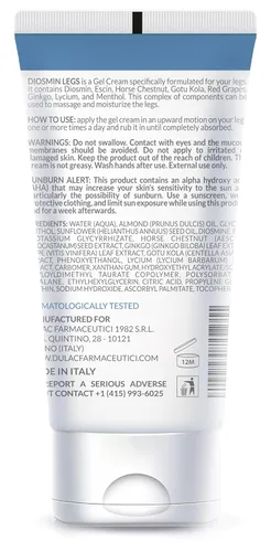 Miniatura 2 de Dulàc - Diosmin Legs 5.07 fl oz - Tratamiento de venas varicosas para piernas, crema de gel para circulación y arañas vasculares, efecto refrescante