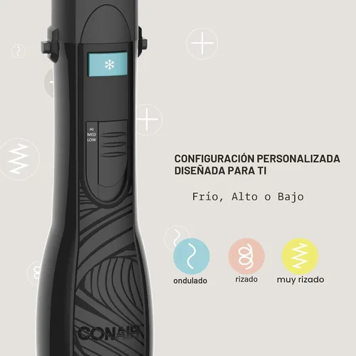 Miniatura 3 de Conair The Curl Collective Kit de Peinado 3 en 1, 3 Accesorios de Cepillo Intercambiables para Crear tu Peinado Perfecto