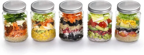 Miniatura 6 de Paquete de 12 tapas para tarros Mason de boca regular, a prueba de fugas y seguras (12, boca regular)