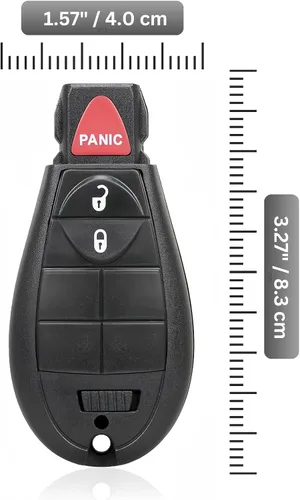 Miniatura 5 de Llavero remoto de entrada sin llave de repuesto para automóvil GQ4-53T 433Mhz 46 Chip 3 botones para Dodge RAM 1500 2500 3500 4000 4000 4500 4500