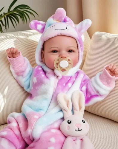 Miniatura 5 de BABESIDE Muñecas de bebé, 17 pulgadas, grande, realista, lindo cuerpo suave, muñecas de bebé de la vida real con accesorios para niñas de más de 3 A