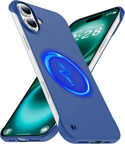 Miniatura 14 de GRECAZO Funda magnética delgada para iPhone 15 Plus de 6.7 pulgadas (2023), ultrafina, ligera, duradera, sin marco, mate, rígida, MagSafe con anillo