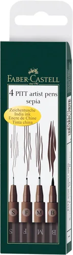 Miniatura 4 de Faber Castell FC167137 Estuche Pitt Pen Nibs Art Set, Surtido