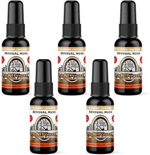 Miniatura 16 de BluntPower (niebla de bambú, paquete de 3) - Eliminador de olores concentrado y aceite difusor - Desodorizador de habitación, eliminador de olores