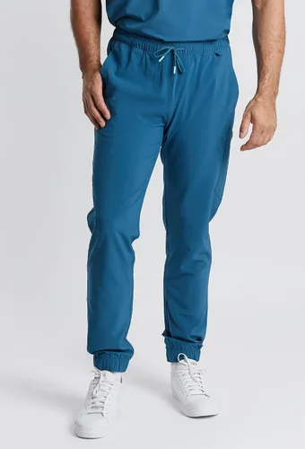 Miniatura 3 de Pierre - Pantalones médicos con múltiples bolsillos para hombre, elásticos con cordón