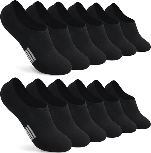 Calcetines invisibles para mujer, acolchados, de corte bajo, atléticos, ocultos, para tenis, tobillos, calcetines invisibles para correr, 46 pares