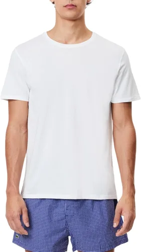 Miniatura 2 de Lacoste Camiseta interior de cuello redondo 100% algodón de ajuste regular para hombre, paquete de 3