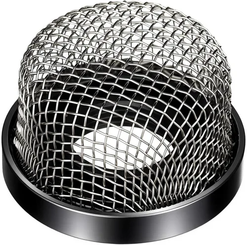 Miniatura 7 de Filtro de malla de acero inoxidable, compatible con bomba Livewell, se adapta a ¾ pulgadas - 14 hilos hembra, mejora el filtrado y la aireación