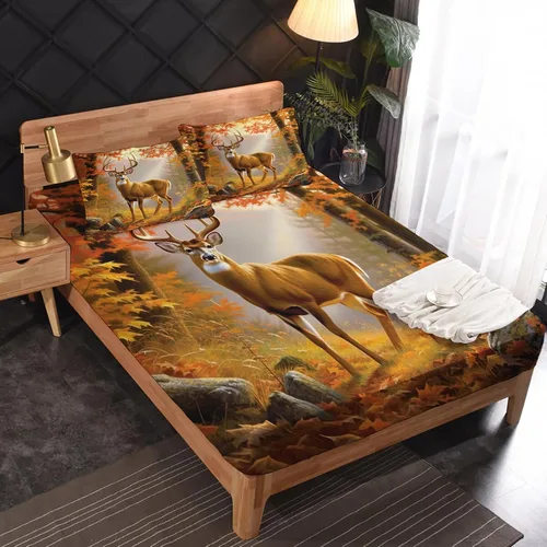 Miniatura 26 de Anchor Sheets - Juego de sábanas tamaño Queen, sábanas náuticas, de microfibra suave y bolsillo profundo, sábanas y fundas de almohada estampadas