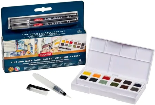 Miniatura 9 de Derwent Pintura Metálica - Paleta de 12 tonos