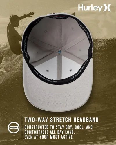 Miniatura 136 de Hurley Gorra de béisbol para hombre - Flexfit - Gorras de béisbol ajustadas para hombre (tamaños: S-XL)