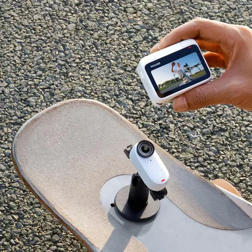 Miniatura 8 de Insta360 GO 3 128GB - Cámara de acción pequeña y ligera, portátil y versátil, POV manos libres, montaje en cualquier lugar, estabilización, cápsula