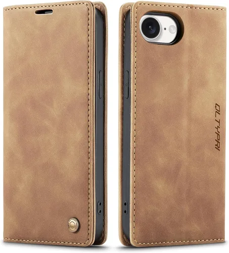 Miniatura 84 de QLTYPRI Para iPhone Air Case Wallet Con Tarjetero, Vintage PU Cuero Kickstand Cierre Magnético A Prueba De Golpes Folio Libro Funda Para IPhone 17