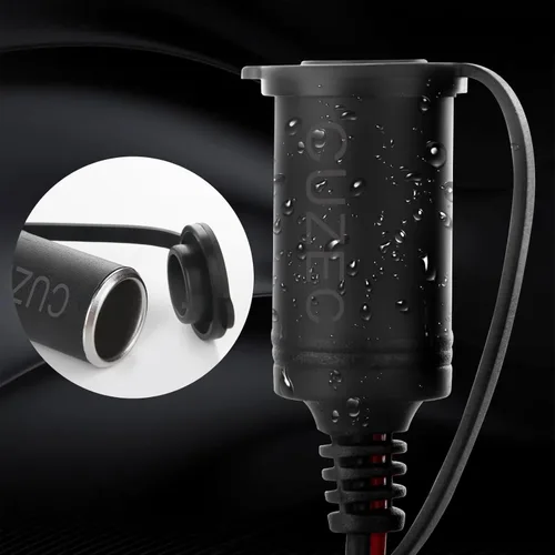 Miniatura 6 de CizEC 1 a 2 encendedor de cigarrillos de coche 16 AWG cable 12 V/24 V encendedor de cigarrillos divisor de coche, adaptador de cargador