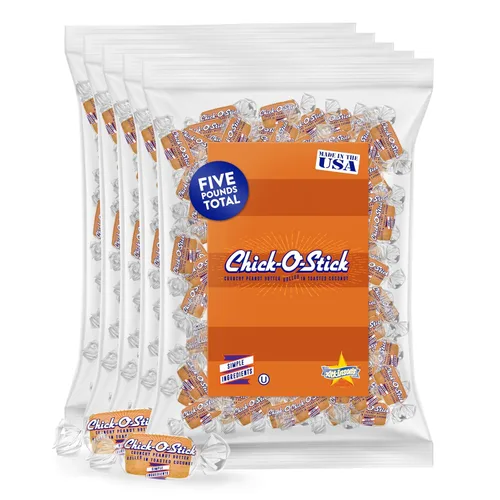Miniatura 10 de Atkinson Chick-O-Stick - Mini aperitivos veganos, 48 palitos envueltos, dulces crujientes para bolsas