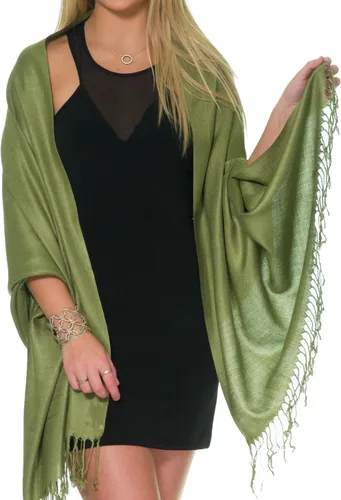 Miniatura 173 de Pashminas, chales y mantones para usar con vestidos de noche y en bodas, grandes y suaves