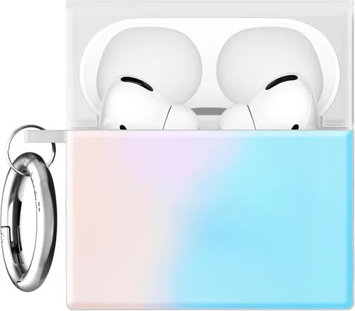 Miniatura 21 de Flaunt Funda cuadrada oficial para AirPods Pro 3 con anillo plateado, compatible con AirPods Pro de 3ª generación, carga inalámbrica, ligera y a