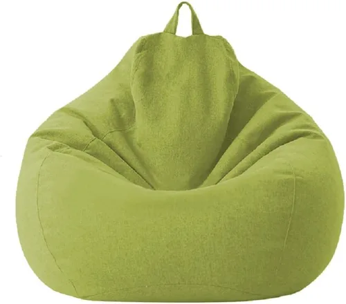 Miniatura 6 de Funda para silla de puf para niños y adultos, funda resistente con cremallera, puf de saco, puf de almacenamiento con cremallera (sin relleno)