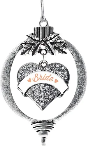Miniatura 124 de Inspired Silver - Adorno con dije de hermana gemela - Adornos navideños de plata con circonitas cúbicas