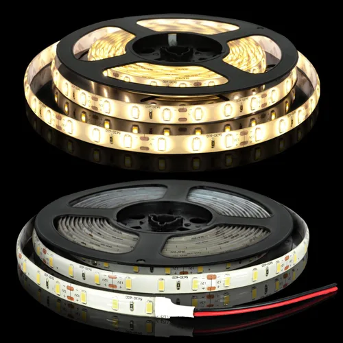 Miniatura 2 de Tira de luces led Rayhoo de 197 in SMD 5630, impermeable, CC 12 V 60 W, color blanco/blanco cálido, Blanco Warm