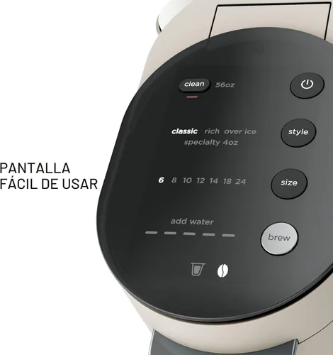 Miniatura 7 de Ninja Pod & Grounds - Cafetera especializada de una sola porción, compatible con cápsulas K-Cup, prepara café molido, diseño compacto, espumador