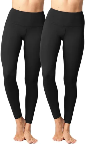 Miniatura 22 de Yogalicious - Mallas de cintura alta ultra suaves Nude Tech para mujer