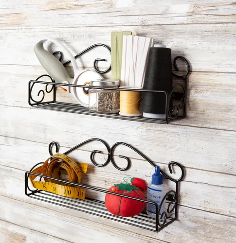 Miniatura 4 de Almacenador de cocina y despensa de metal Home Traditions. Estante para especias