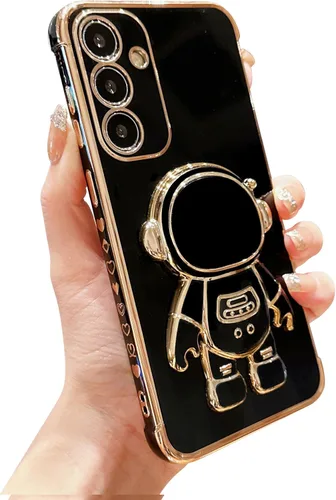 Miniatura 23 de phylla Funda de teléfono para Samsung Galaxy S22 Ultra de 6.8 pulgadas, funda de teléfono con soporte de astronauta chapado de lujo con bonito