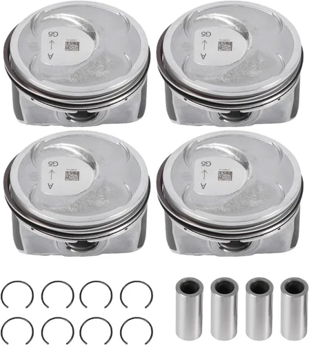 Miniatura 10 de Juego de 4 anillos de pistón 11257589348 Compatible con MINI-Cooper Paceman R55 R56 R57 R58 N12B16 N16B16 5FS EP6C 2006-2016 Piezas de repuesto