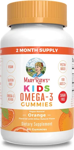 Miniatura 9 de MaryRuth's - Gomitas veganas Omega 3 para niños a partir de 2 meses Sin azúcar Suplemento Omega 3 con vitamina C, vitamina E, aceite de linaza