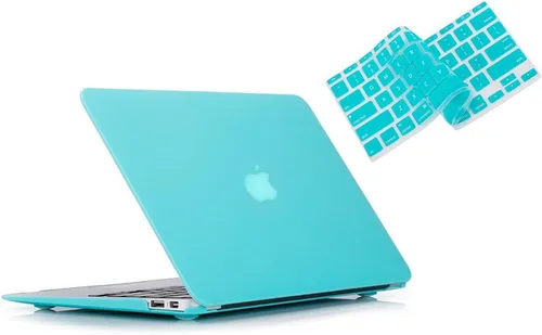 Miniatura 8 de Funda rígida con superficie suave Ruban 2 en 1 y cubierta para teclado para Macbook Air de 13.3 pulgadas Modelos: A1369 / A1466, Negro