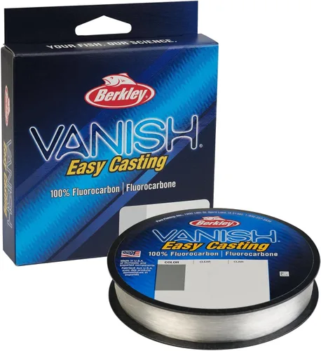 Miniatura 12 de Berkley Vanish Línea de Pesca de Fluorocarbono/Material Líder Transparente - Desvanecer