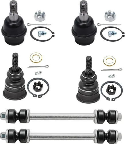 Miniatura 59 de Detroit Axle – Kit de suspensión delantera para Hyundai 2013-2018 Santa Fe 2 enlaces de barra de estabilizador 4 varillas de amarre interiores