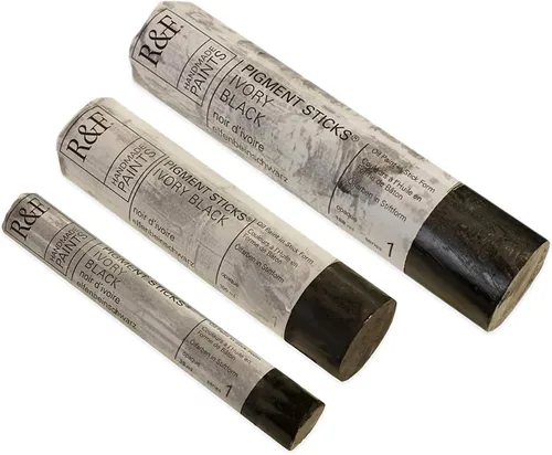 Miniatura 73 de Pinturas R&F Hechas a Mano - Palo de Pigmento al Óleo Profesional, Gris Neutro Medio, 188 ml