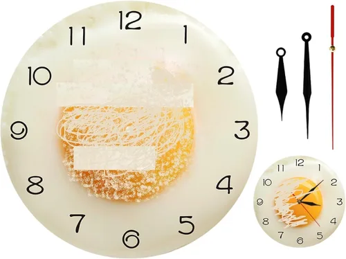 Miniatura 2 de Reloj de pared silencioso de 11.8 in, reloj de pared inverso, números inusuales hacia atrás, reloj decorativo moderno, excelente reloj para tu pared