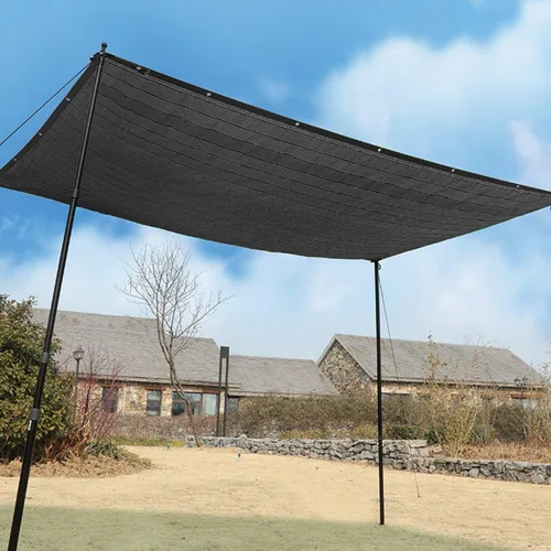 Miniatura 6 de winemana Tela de Sombra 50% Negra, Lona de Malla Duradera de 10 x 12 Pies con Ojales, Tela de Protección Solar para Jardín, Cubierta Anticongelante